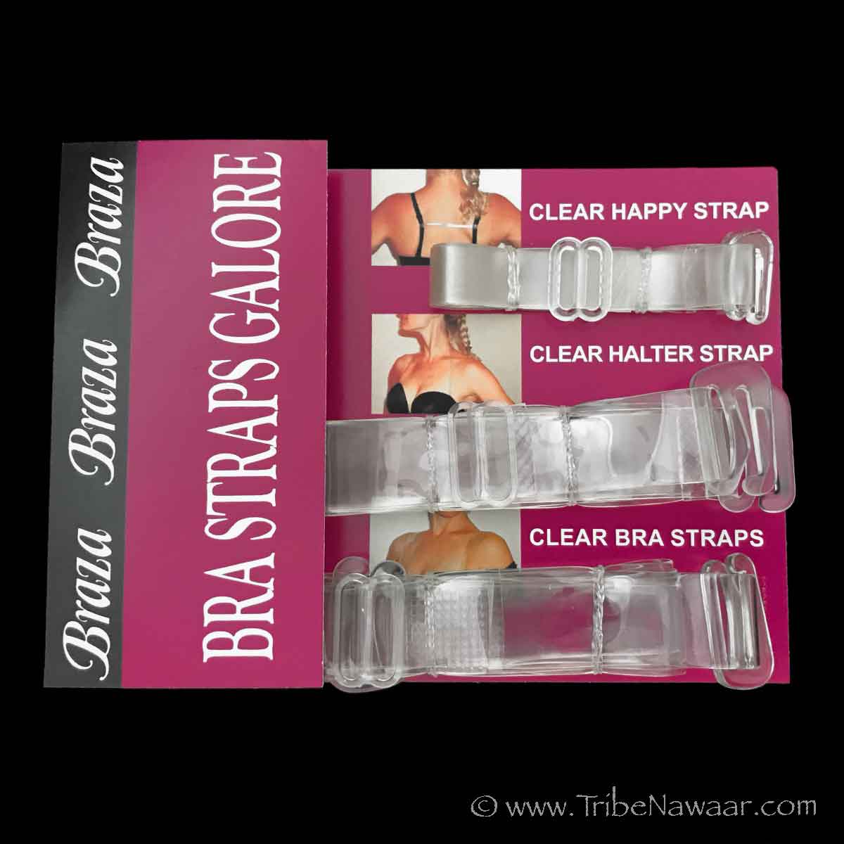 Braza Bra Straps Galore Bra Converter Kit, Clear Wide – Bras & Honey USA