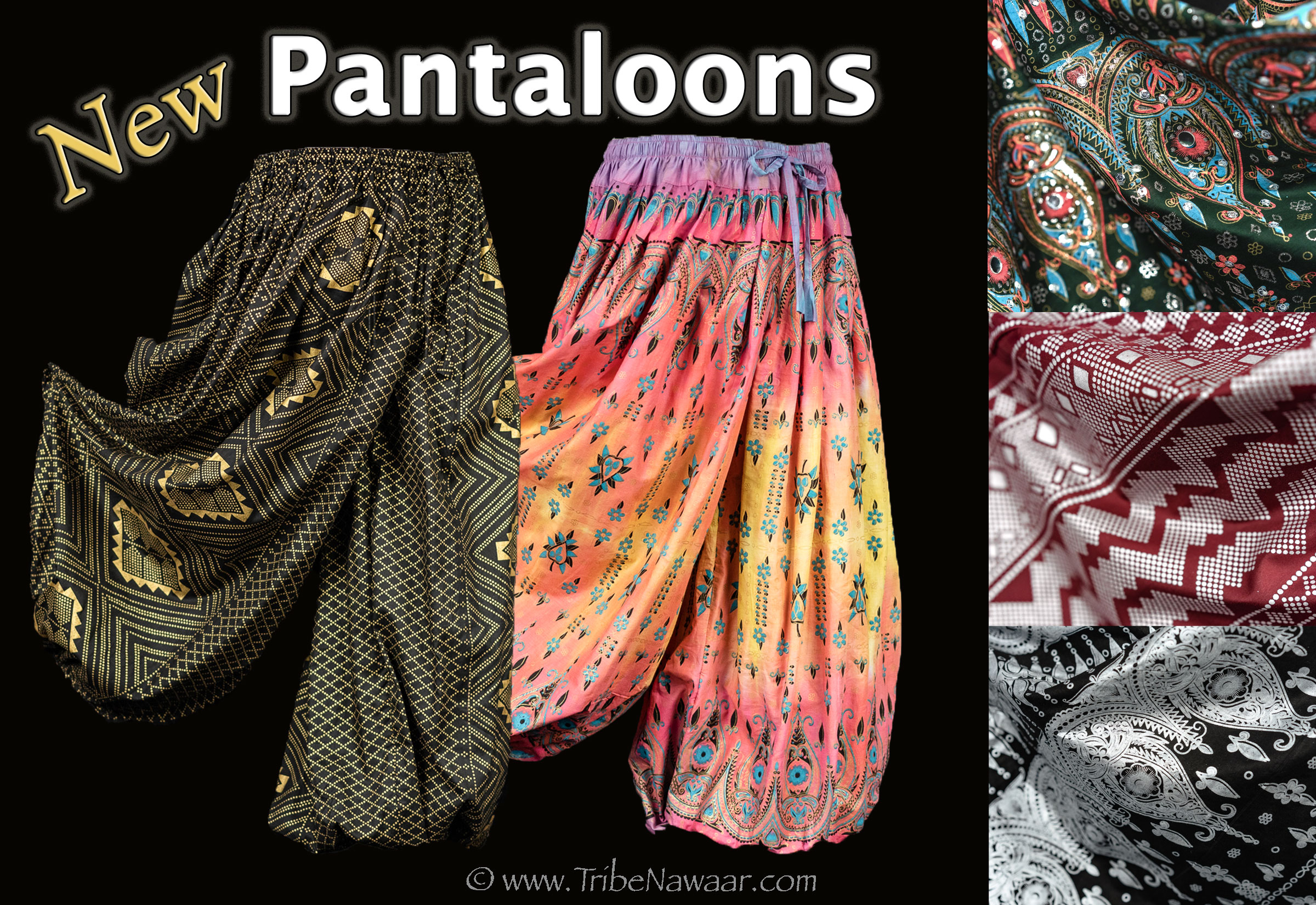 New Printed Pantaloons - Tribe Nawaar