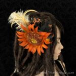 Hades Helianthus hair clip for belly dance from Tribe Nawaar