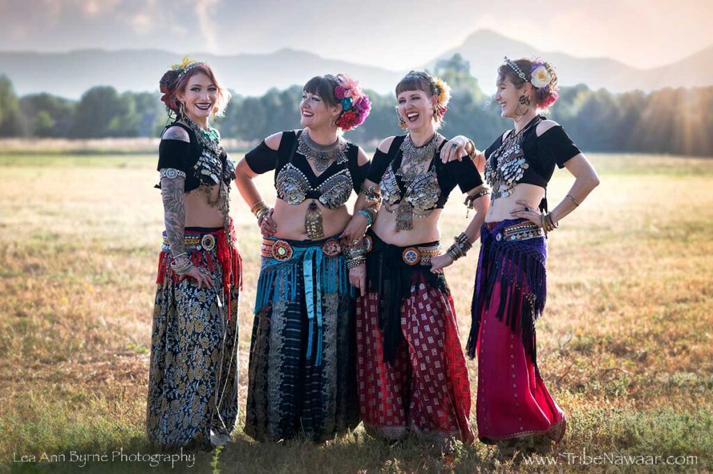 Steph, Kristin, Jennifer and Rebecca of the Nawaar Dance Company in Boulder, Colorado.