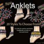 belly dance jewelry- anklets