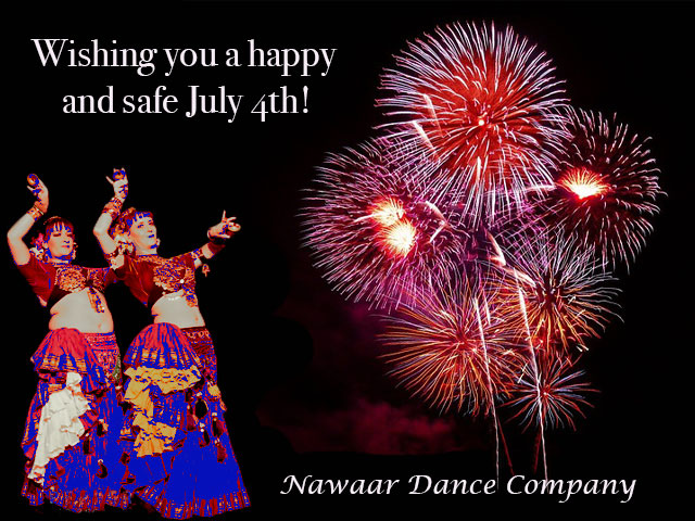 July 4th with Nawaar Dance Company, troupe & fireworks