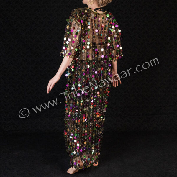 Multicolored Paillette Dress by Mahmouds of Cairo (Consignment)