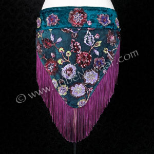 Mermaid’s Garden Fringe Scarf