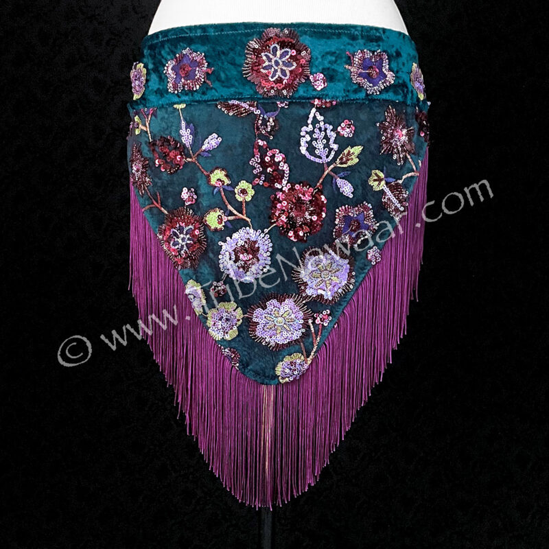 Mermaid’s Garden Fringe Scarf