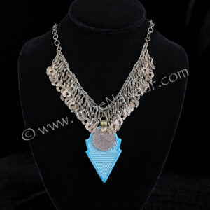 Blue Talhakimt Necklace (Consignment cmerr2-9)