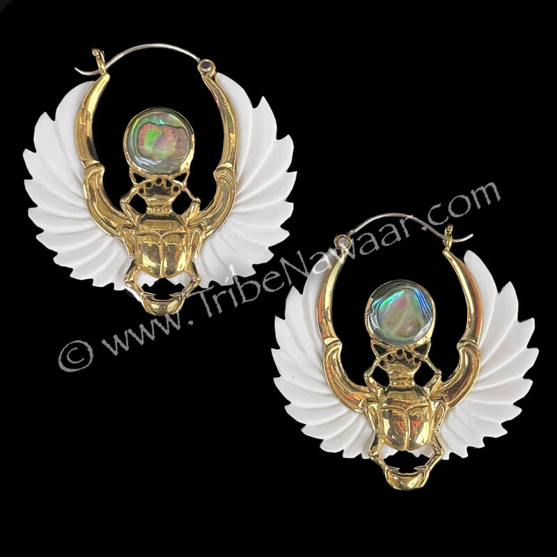 Royal Scarab Earrings