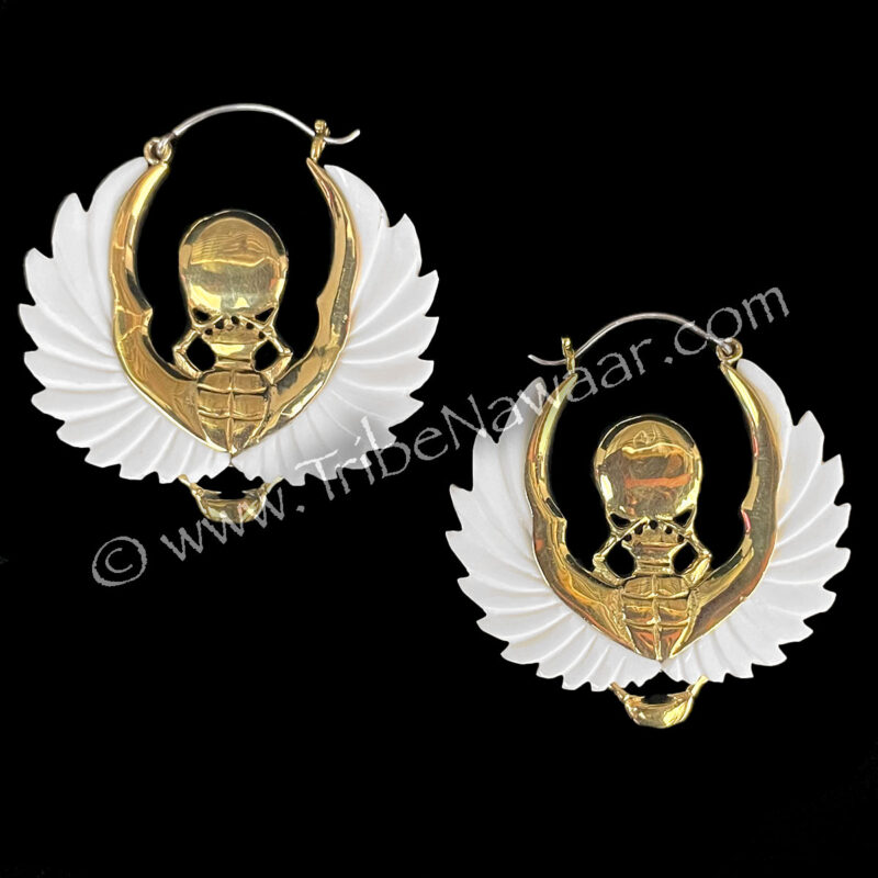 Royal Scarab Earrings