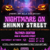 Nightmare on shimmy street 2024 in Denver, Colorado. Hosted by Phoenix of Denver & Bella Diva World Dance