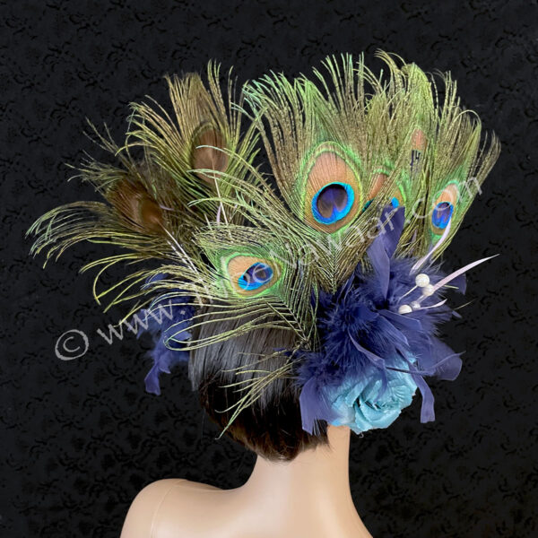 Peacock Goddess Head Piece (Consignmentchjoz1-1)