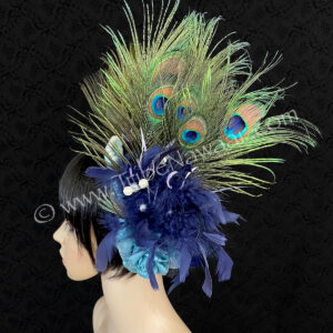 Peacock Goddess Head Piece (Consignmentchjoz1-1)