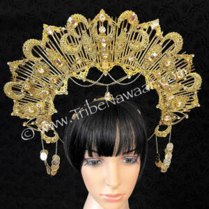 Golden Halo Crown (Consignment erina1-1)