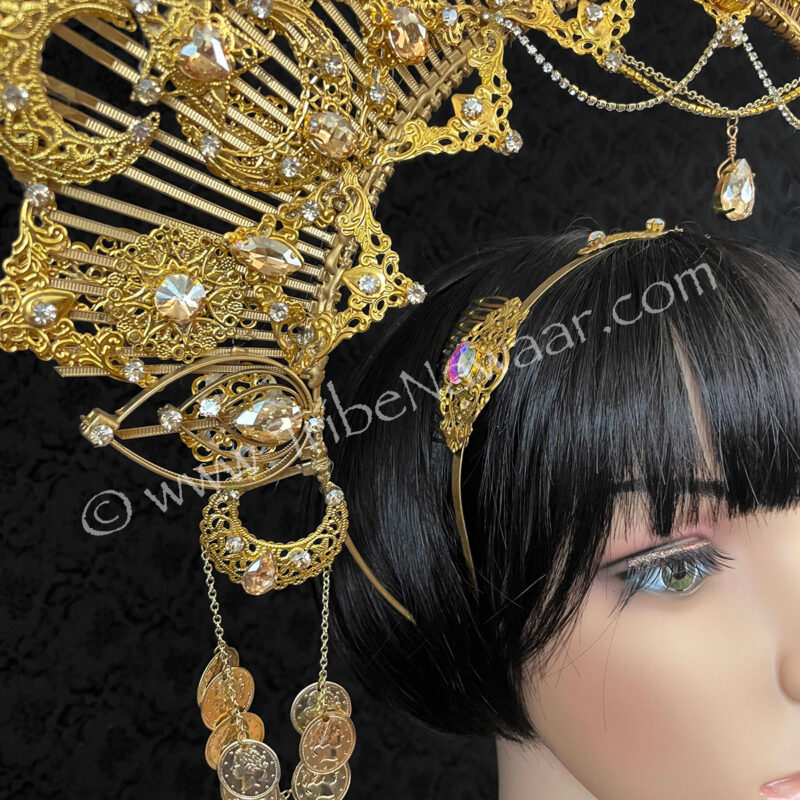 Golden Halo Crown (Consignment erina1-1)