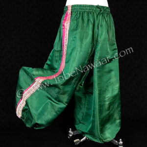 Rich Green Sariloons-eco chic upcycled belly dance pants (aka pantaloons or harem pants) available at the Nawaar Marketplace at www.TribeNawaar.com