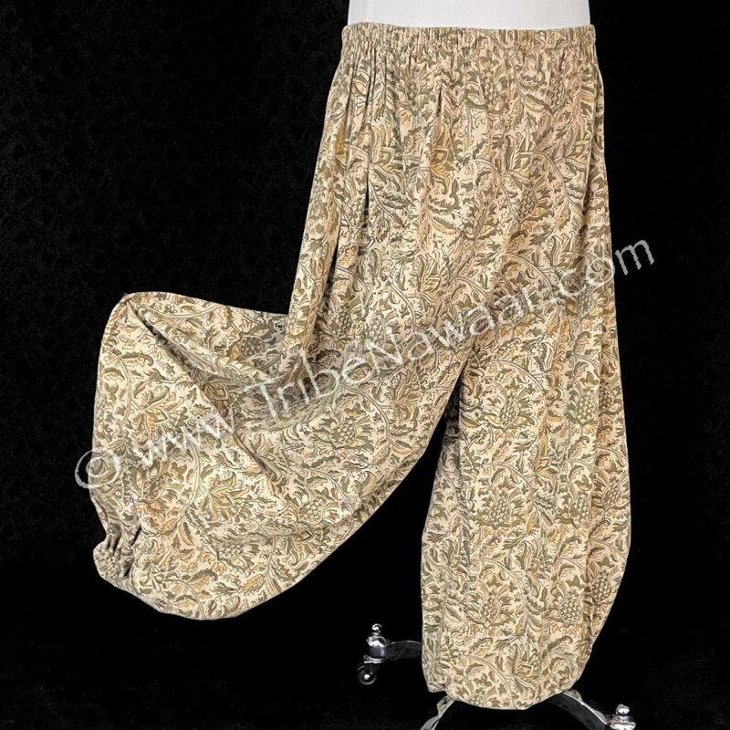 Tan Patterned Pantaloons (Consignment kahein1-1-17)