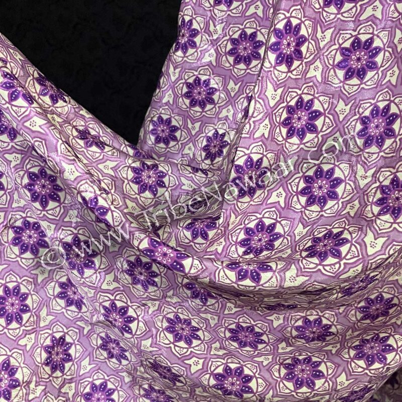 Shimmery Purple & Lavender Lotus Pantaloons (Consignment lunor1-113)