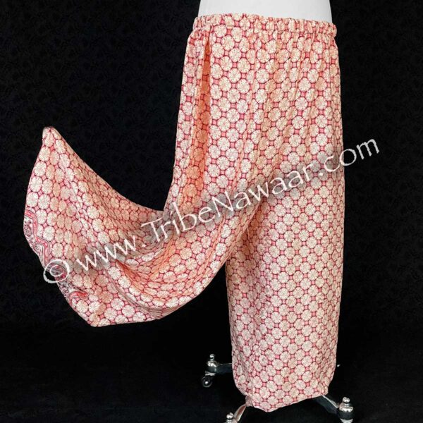 Apricot Print Silky Pantaloons (Consignment lunor1-42)