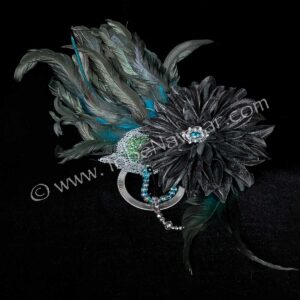 Maleficent Flower Hair Clip (Consignment jabmc1-3)