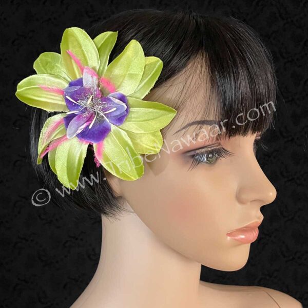 Passionfruit Flower Hair Clip