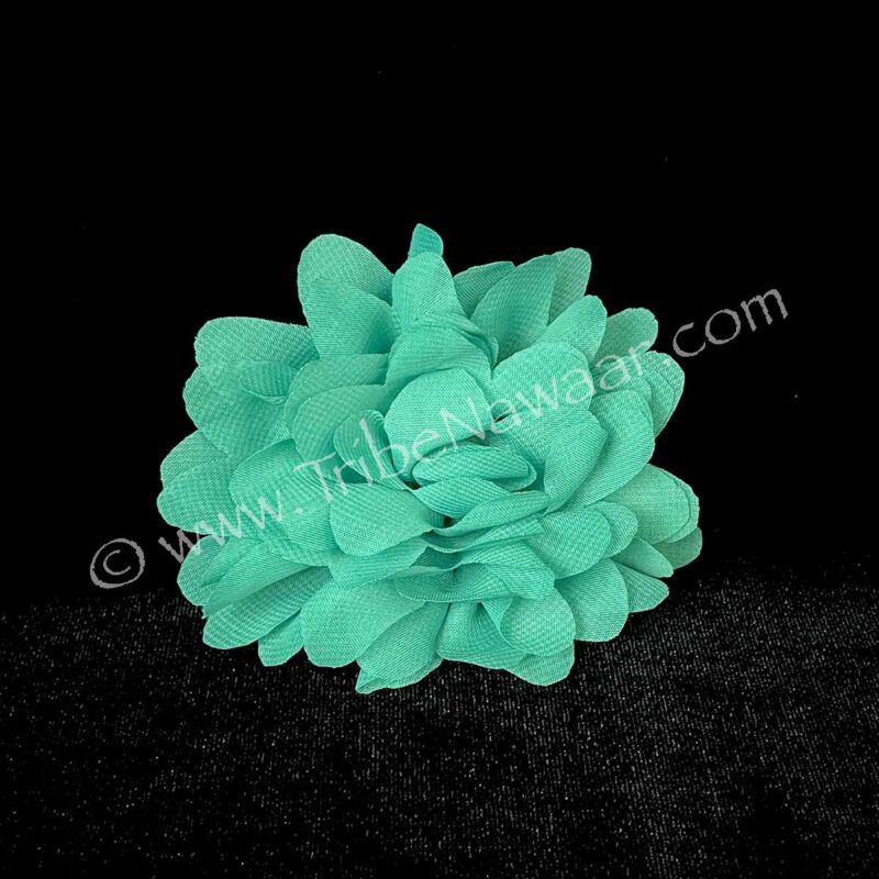 Pastel Green Flower Hair Clip (Consignment wpdv1-36)