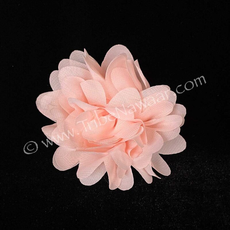 Pastel Pink Flower Hair Clip (Consignment wpdv1-35)