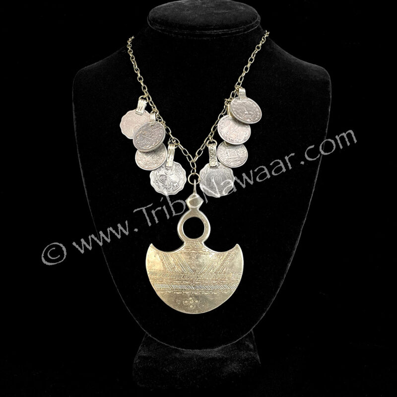 Taureg Shield Necklace (Consignment cmerr3-11)