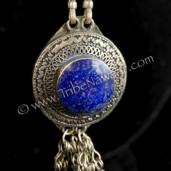 Lapis Duet Necklace (Consignment cmerr3-8)