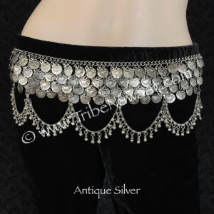 Classic Belly Dance Belt With Bells (Consignment)