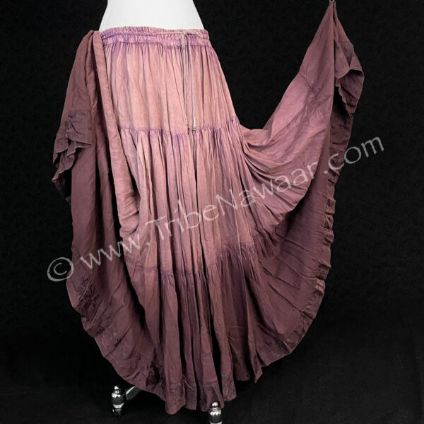 Dusty Mauve Tiered Skirt (Consignment lunor1-109)