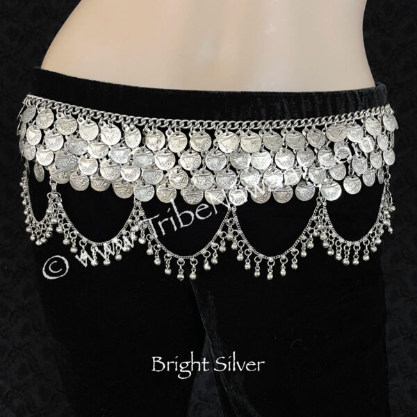 Classic Belly Dance Belt With Bells (Consignment)