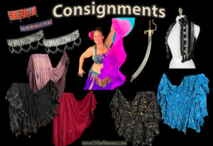 Belly dance consignment costumes & accessories  for early March 2025 available from the Nawaar Marketplace at www.TribeNawaar.com