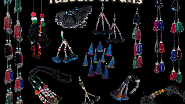 Tassels and falls for belly dance costume making available from The Nawaar Marketplace at www.TribeNawaar.com